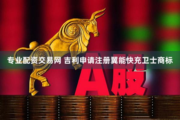 专业配资交易网 吉利申请注册翼能快充卫士商标